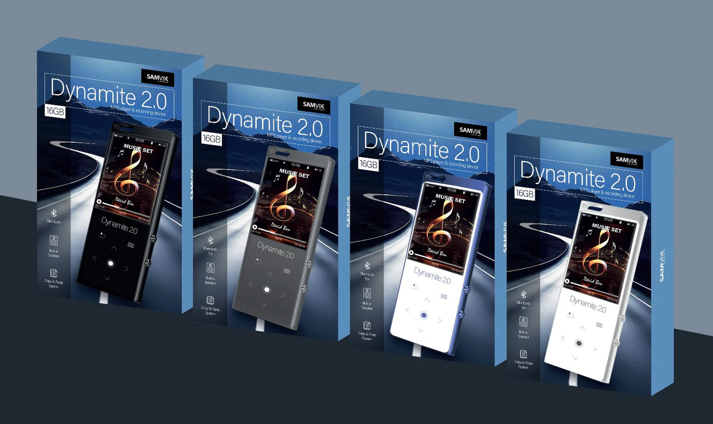 SAMVIX Dynamite 2.0 16GB Kosher MP3 Player