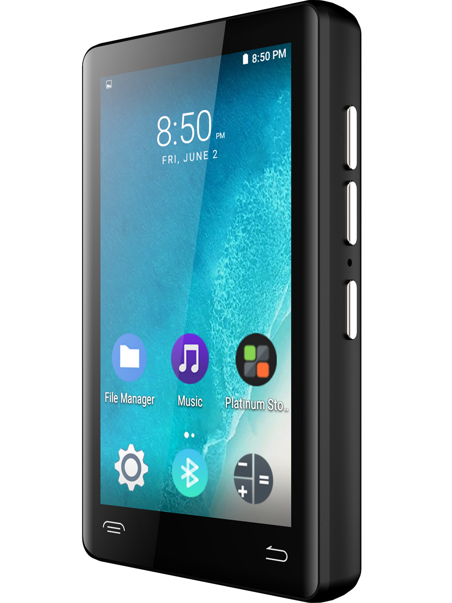 iPlatinum Q5 Kosher 32GB MP3 Player with Built-in Speaker and Bluetooth (No Video, Radio or WiFi)