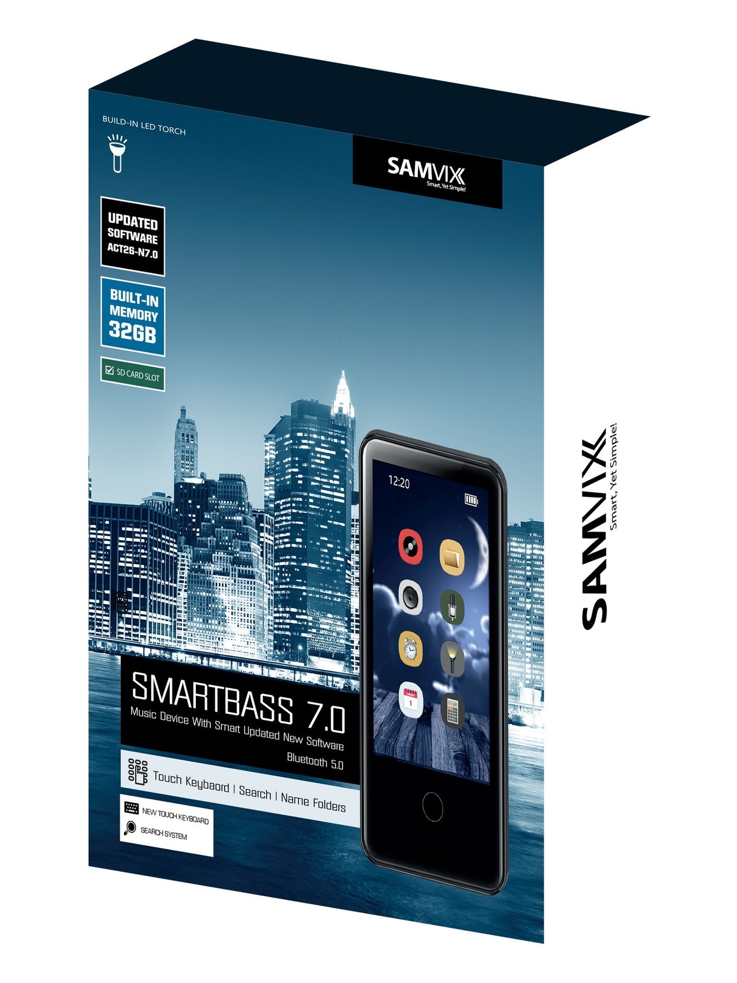 SAMVIX SMARTBASS 7.0 32GB MP3 PLAYER
