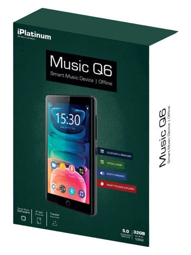 iPlatinum Q6 Kosher 32GB MP3 Player with Built-in Camera (No Video, Radio or WiFi)