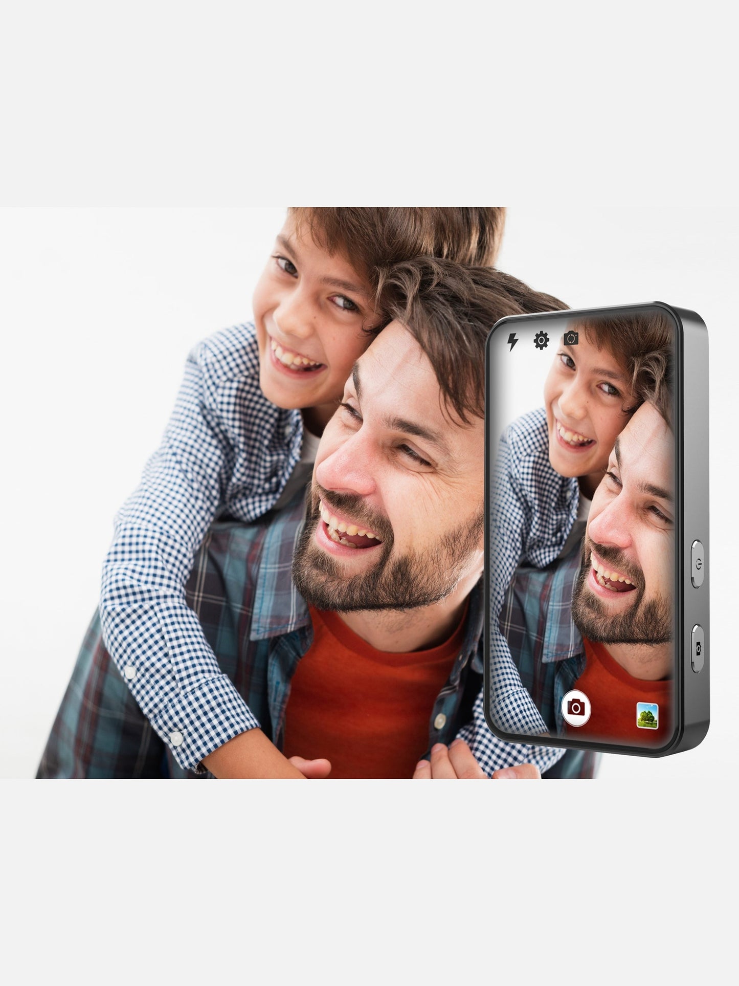 SAMVIX iCAMERA 2.0 Kosher Digital Camera No WiFi, No Bluetooth, 8GB Internal Memory, Selfie Cam