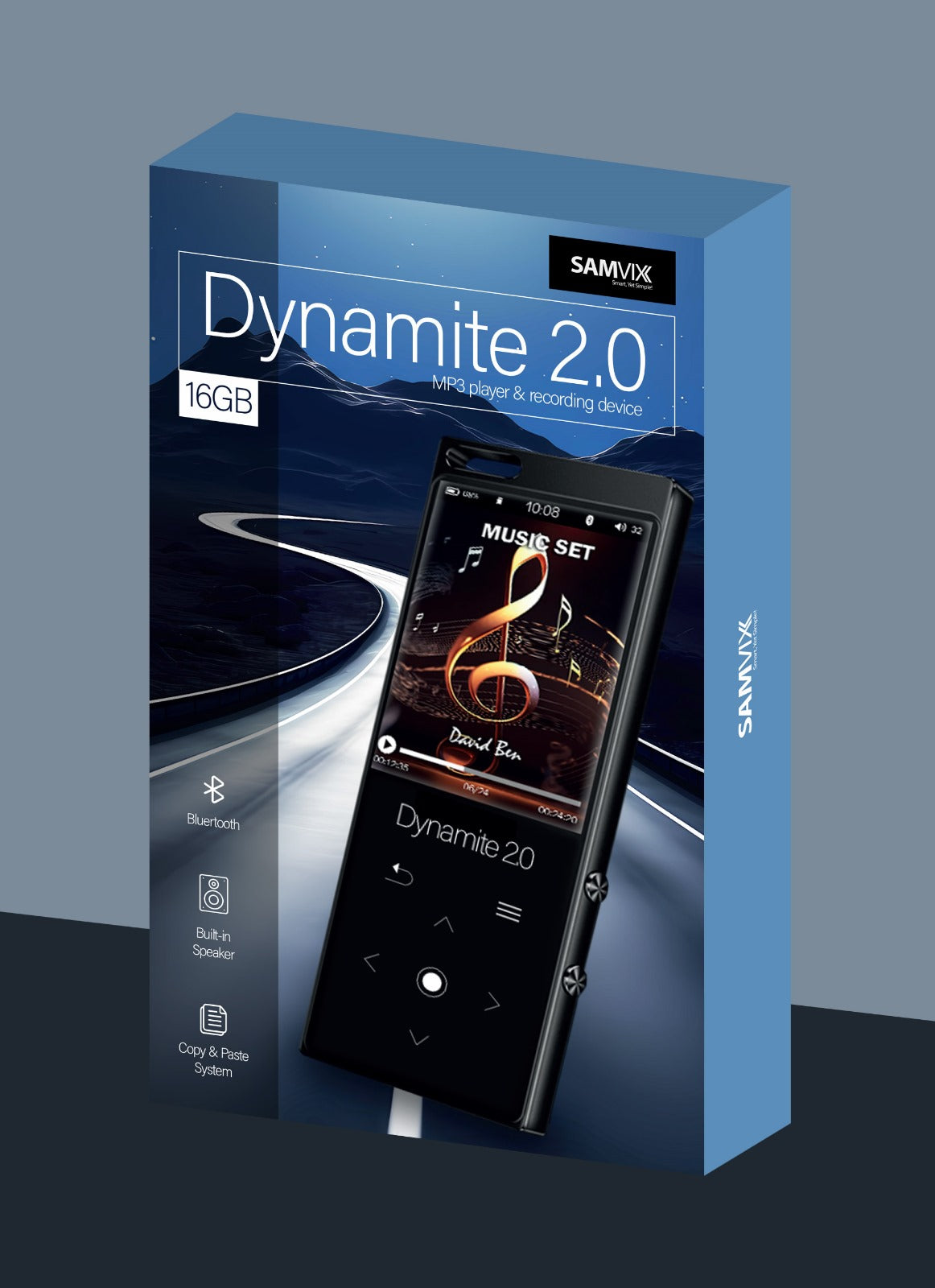 SAMVIX Dynamite 2.0 16GB Kosher MP3 Player