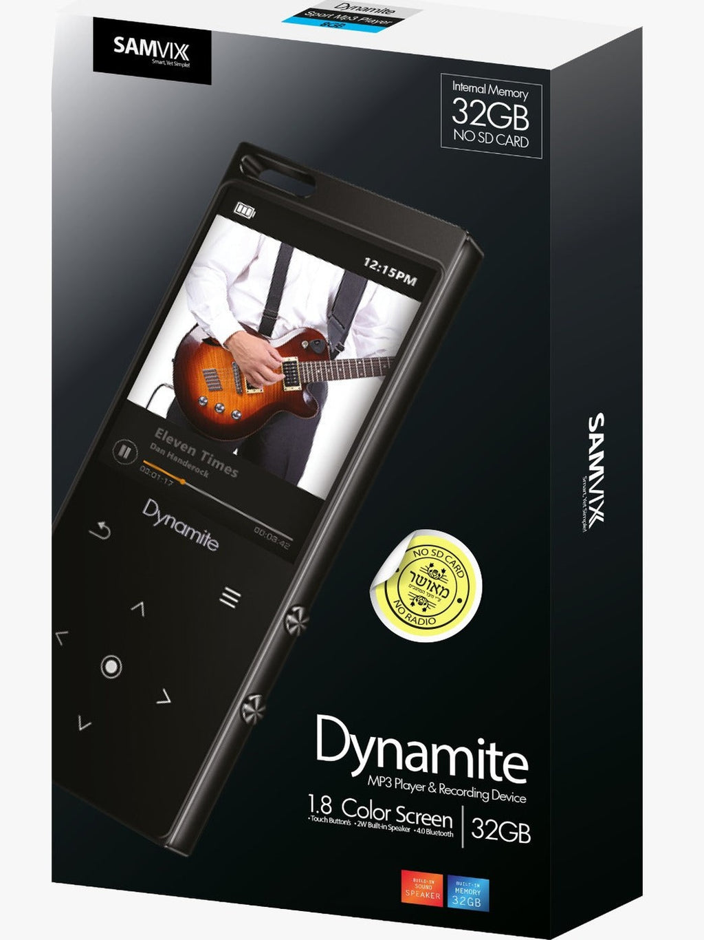 SAMVIX DYNAMITE 32GB Sport MP3 Player