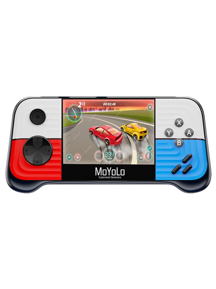 Moyolo G9 Portable Kosher Handheld Gaming Console with HD Screen and Over 400 Console Games