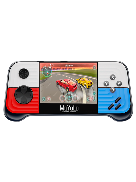 Moyolo G9 Portable Kosher Handheld Gaming Console with HD Screen and Over 400 Console Games