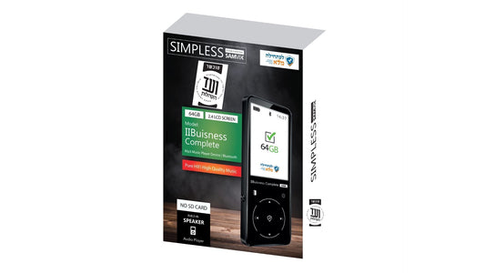 Samvix IBuisness 64 MP3 PLAYER - 64GB (NO SD Slot)