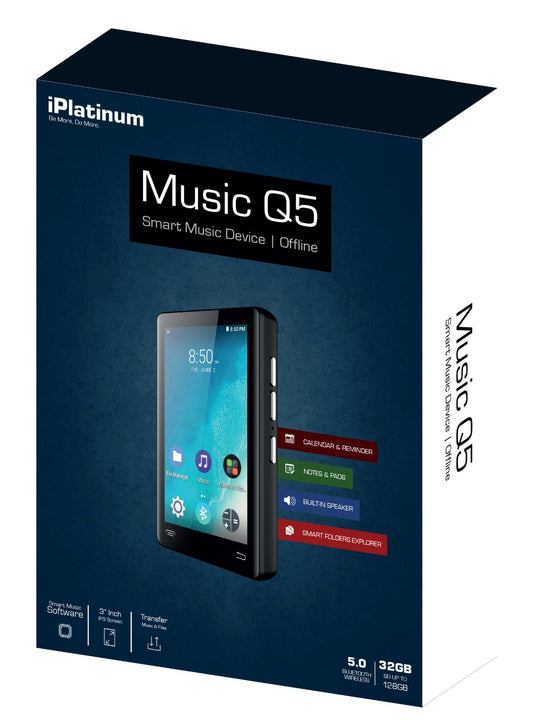 IPlantinum Music SAMVIX Q5 32GB Touchscreen MP3 Player