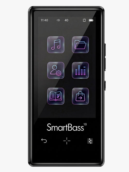 Samvix SmartBass 10 Kosher MP3 Player 16GB, Wireless Charging & Dual SD Slot