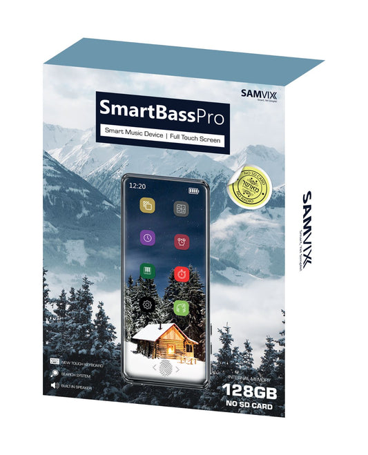 Samvix SmartBass PRO 64/128GB MP3 Player (NO SD Slot)