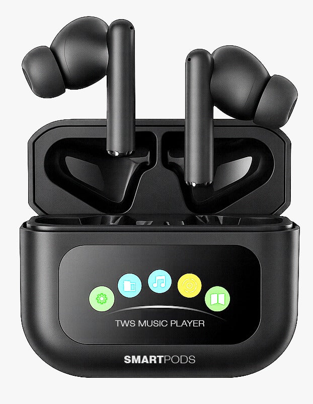 Samvix SmartPods 64GB Kosher MP3 Player Built Into EarPods Case – Bluetooth, No WiFi, No Video No SD Slot