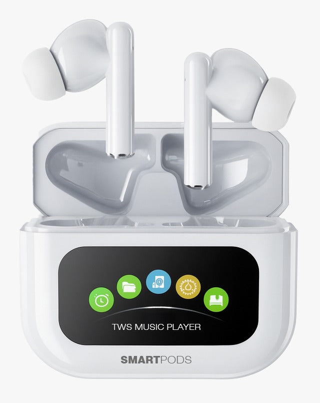 Samvix SmartPods 64GB Kosher MP3 Player Built Into EarPods Case – Bluetooth, No WiFi, No Video No SD Slot