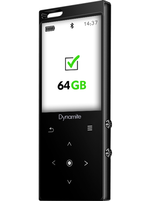 SAMVIX “DYNAMITE” 64GB Sport MP3 Player (No SD Slot - ועד הקהילות)