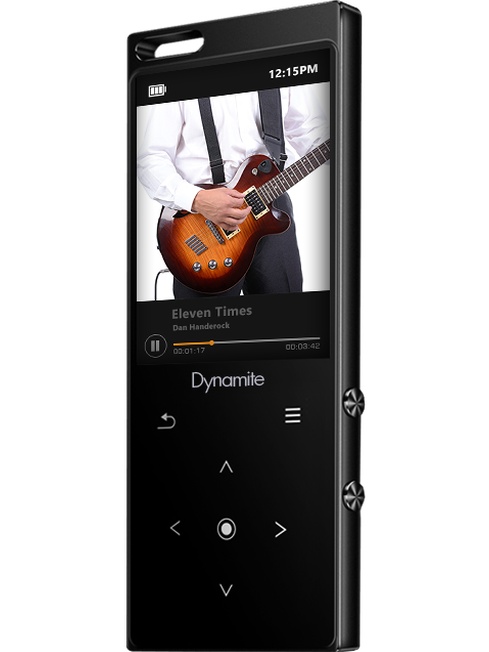 SAMVIX Dynamite MP3 Player 8GB with Bluetooth, Touch Buttons, Voice Recorder, Speaker, Kosher MP3 Player Without Radio, NO Video, NO Pictures