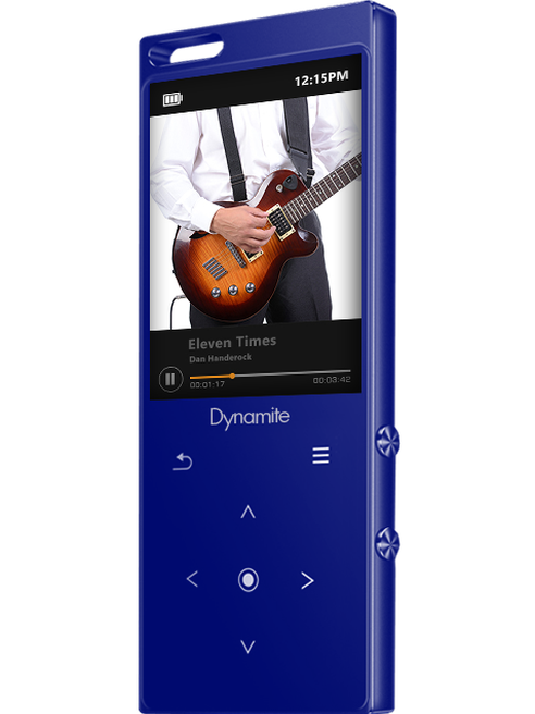 SAMVIX Dynamite MP3 Player 8GB with Bluetooth, Touch Buttons, Voice Recorder, Speaker, Kosher MP3 Player Without Radio, NO Video, NO Pictures