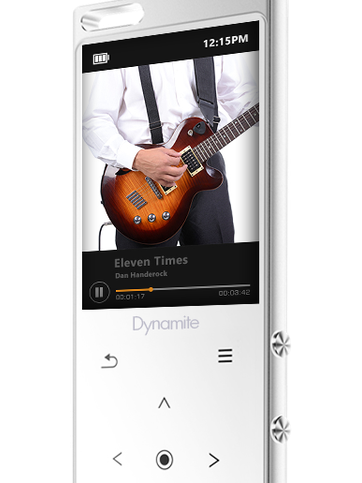 SAMVIX Dynamite MP3 Player 8GB with Bluetooth, Touch Buttons, Voice Recorder, Speaker, Kosher MP3 Player Without Radio, NO Video, NO Pictures