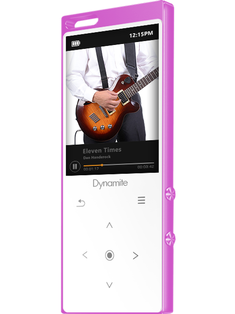 SAMVIX Dynamite MP3 Player 8GB with Bluetooth, Touch Buttons, Voice Recorder, Speaker, Kosher MP3 Player Without Radio, NO Video, NO Pictures