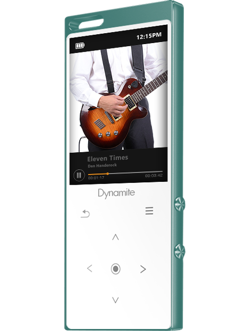 SAMVIX Dynamite MP3 Player 8GB with Bluetooth, Touch Buttons, Voice Recorder, Speaker, Kosher MP3 Player Without Radio, NO Video, NO Pictures