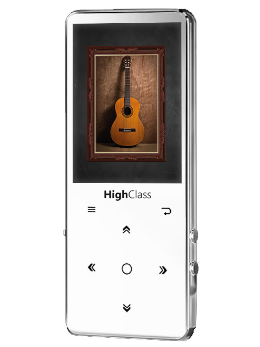 Samvix HighClass 16GB Kosher MP3 Player with Buttons, Speaker, Recorder
