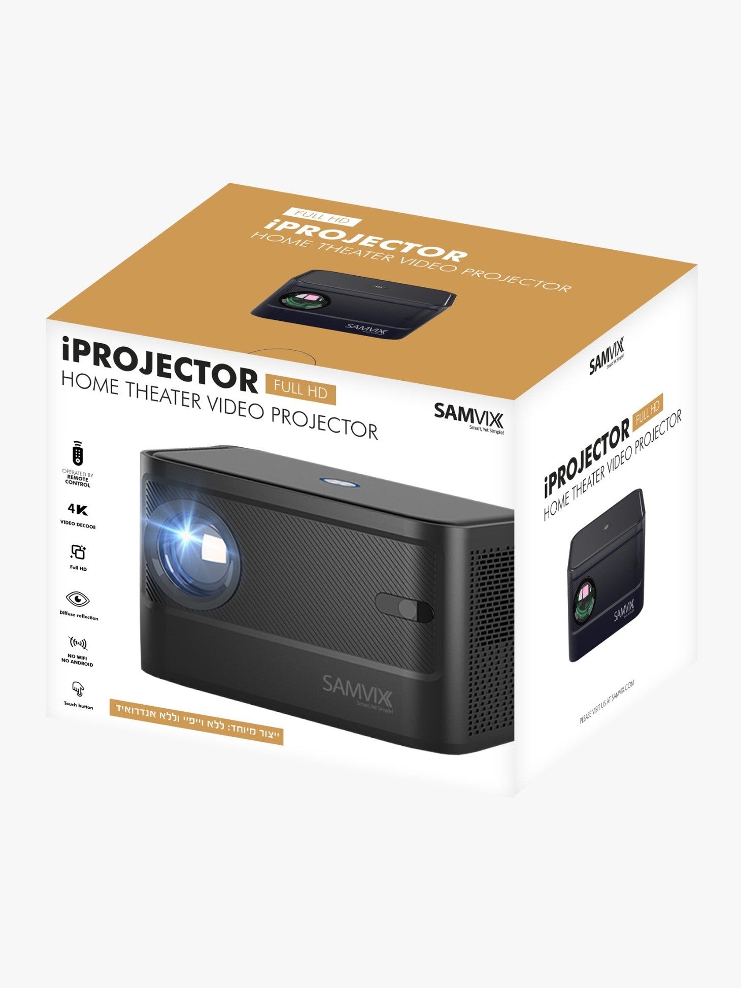 Samvix iProjector full HD Home Video Projector