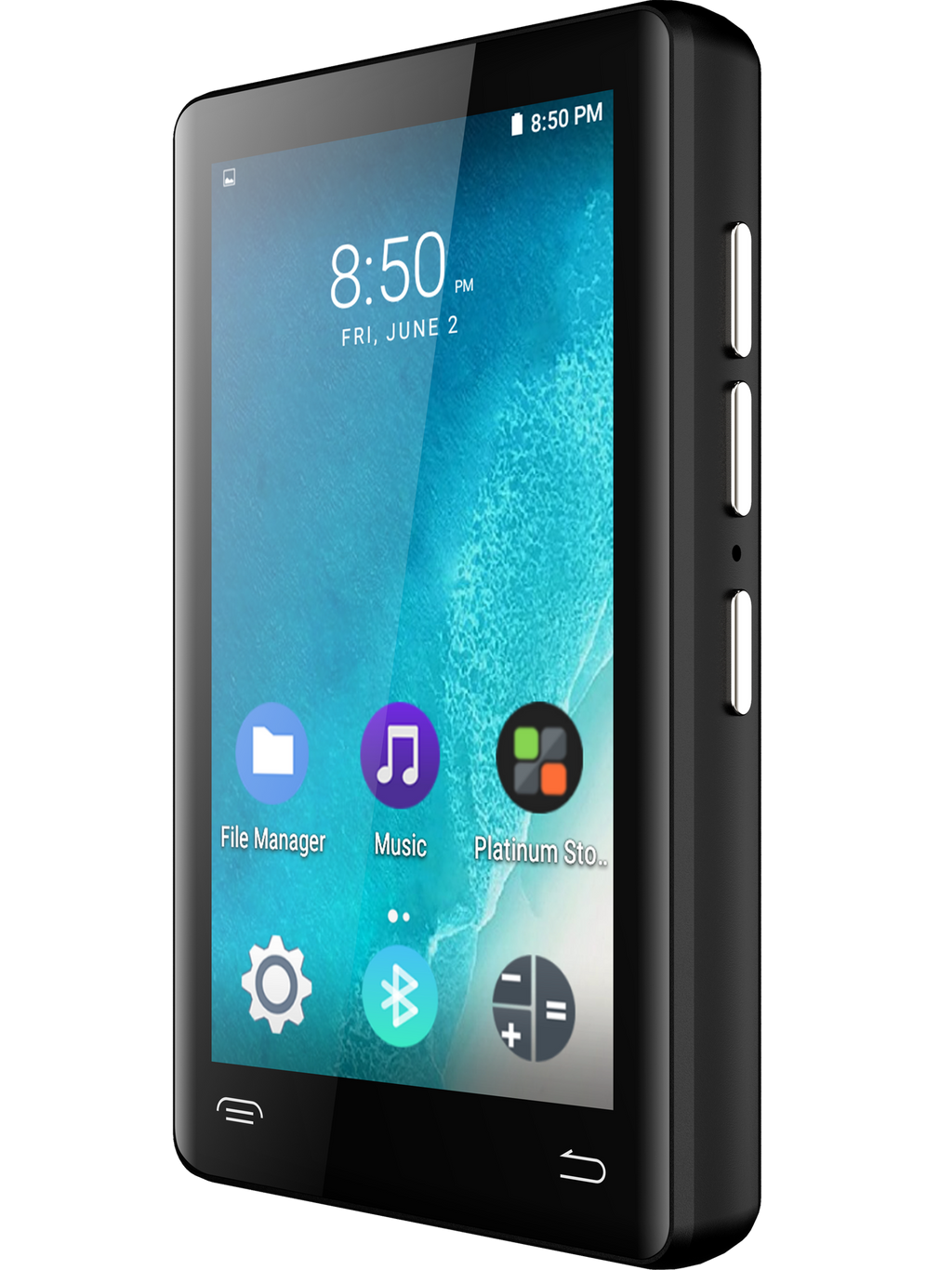iPlatinum Q5 Kosher 32GB MP3 Player with Built-in Speaker and Bluetooth (No Video, Radio or WiFi)