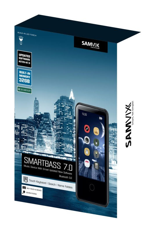 Samvix SmartBass 7.0 32GB MP3 Player