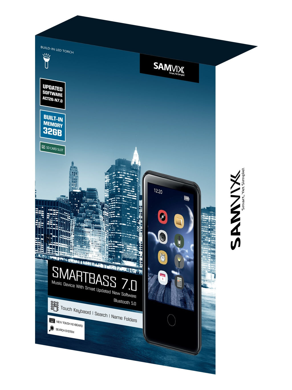 SAMVIX SMARTBASS 7.0 32GB MP3 PLAYER