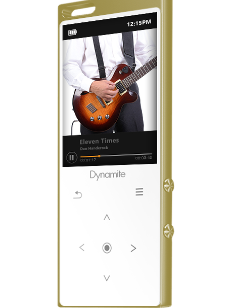 SAMVIX Dynamite MP3 Player 8GB with Bluetooth, Touch Buttons, Voice Recorder, Speaker, Kosher MP3 Player Without Radio, NO Video, NO Pictures