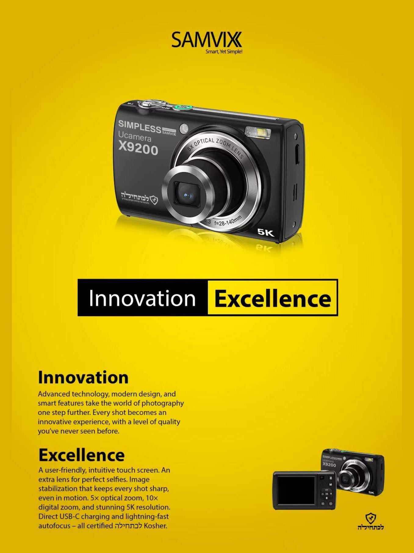 Samvix Digital Camera  with Optical Zoom "UCamera X9200